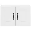  Fali konyhaszekrény 2 pcs Magas Fényű Fehér 60 x 31 x 40 cm