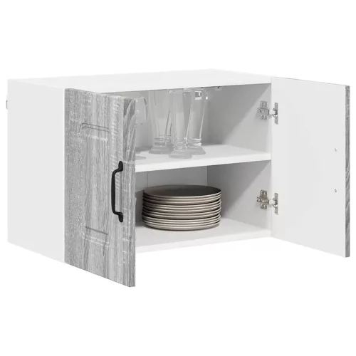  Fali konyhaszekrény Szürke Sonoma 60 x 31 x 40 cm Faanyag