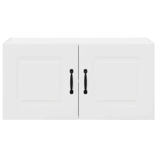  Fali konyhaszekrény polcokkal Fehér 80 x 31 x 40 cm Faanyag