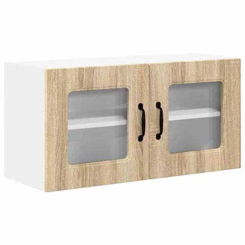  Fali konyhaszekrény Sonoma tölgy 80 x 31 x 40 cm Faanyag