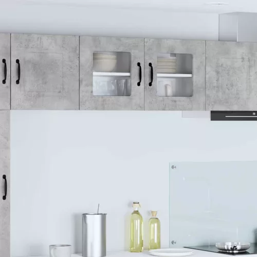  Fali konyhaszekrény Beton Szürke 80 x 31 x 40 cm Faanyag