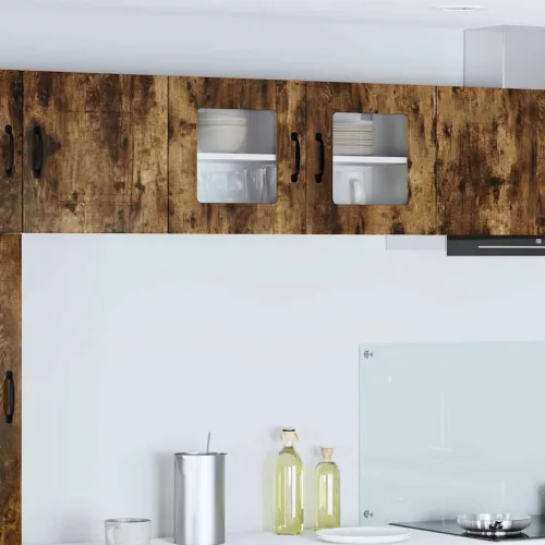  Fali konyhaszekrény Füstölt tölgy 80 x 31 x 40 cm Faanyag