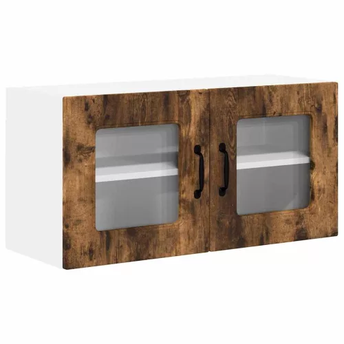  Fali konyhaszekrény Füstölt tölgy 80 x 31 x 40 cm Faanyag