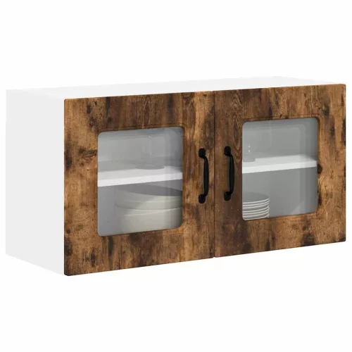  Fali konyhaszekrény Füstölt tölgy 80 x 31 x 40 cm Faanyag