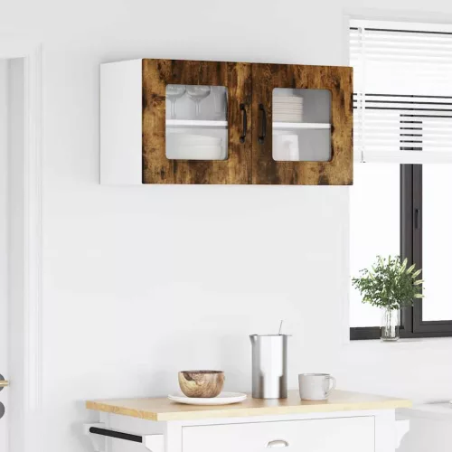  Fali konyhaszekrény Füstölt tölgy 80 x 31 x 40 cm Faanyag