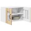  Fali konyhaszekrény 2 pcs Sonoma tölgy 60 x 31 x 40 cm Faanyag