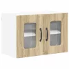  Fali konyhaszekrény 2 pcs Sonoma tölgy 60 x 31 x 40 cm Faanyag