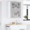  Fali konyhaszekrény Beton Szürke 60 x 31 x 40 cm Faanyag