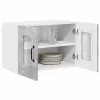  Fali konyhaszekrény 2 pcs Beton Szürke 60 x 31 x 40 cm Faanyag