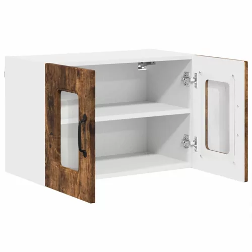 Fali konyhaszekrény 2 pcs Füstölt tölgy 60 x 31 x 40 cm Faanyag