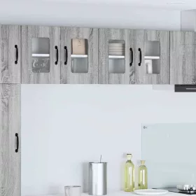  Fali konyhaszekrény Szürke Sonoma 60 x 31 x 40 cm Faanyag