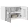  Fali konyhaszekrény 2 pcs Szürke Sonoma 60 x 31 x 40 cm Faanyag