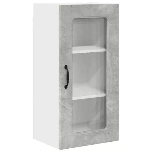  Fali konyhaszekrény Beton Szürke 40 x 31 x 80 cm Faanyag
