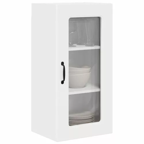  Fali konyhaszekrény 2 pcs Magas Fényű Fehér 40 x 31 x 80 cm