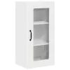 Fali konyhaszekrény 2 pcs Magas Fényű Fehér 40 x 31 x 80 cm