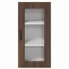  Fali konyhaszekrény 2 pcs Barna Tölgy 40 x 31 x 80 cm Faanyag