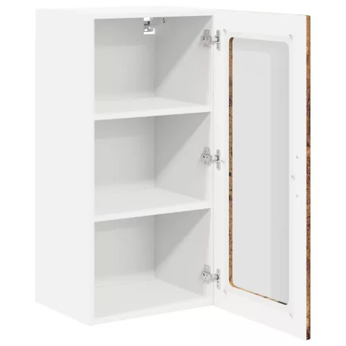  Fali konyhaszekrény 2 pcs Öreg fa 40 x 31 x 80 cm Faanyag
