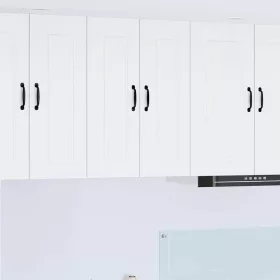    Fali konyhaszekrény polcokkal Fehér 30 x 31 x 80 cm Faanyag