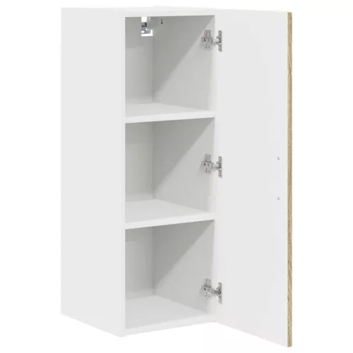  Fali konyhaszekrény 2 pcs Sonoma tölgy 30 x 31 x 80 cm Faanyag