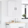  Fali konyhaszekrény 2 pcs Magas Fényű Fehér 30 x 31 x 80 cm