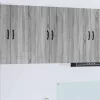  Fali konyhaszekrény 2 pcs Szürke Sonoma 30 x 31 x 80 cm Faanyag