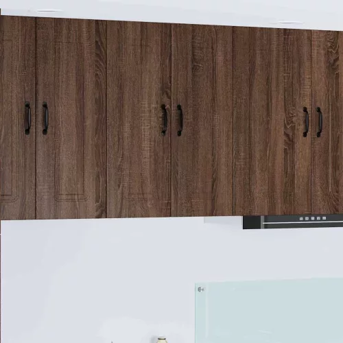  Fali konyhaszekrény ajtóval Barna Tölgy 30 x 31 x 80 cm Faanyag