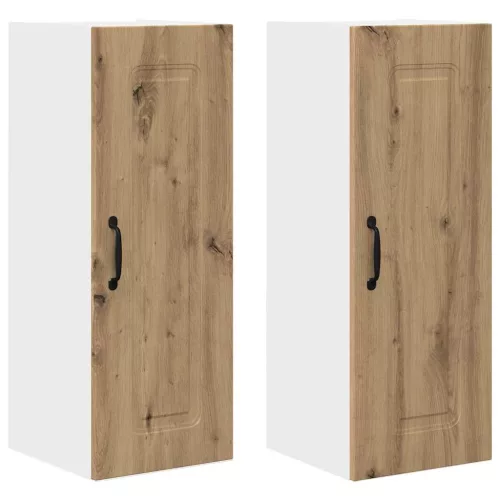  Fali konyhaszekrény 2 pcs Artisan tölgy 30 x 31 x 80 cm Faanyag