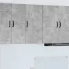  Fali konyhaszekrény Beton Szürke 40 x 31 x 80 cm Faanyag