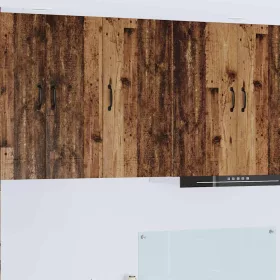    Fali konyhaszekrény polcokkal Öreg fa 40 x 31 x 80 cm Faanyag