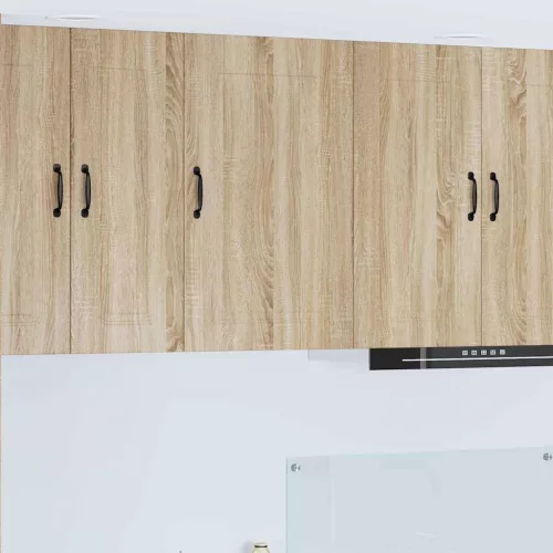  Fali konyhaszekrény Sonoma tölgy 50 x 31 x 80 cm Faanyag