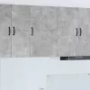  Fali konyhaszekrény Beton Szürke 50 x 31 x 80 cm Faanyag