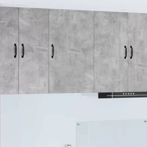 Fali konyhaszekrény Beton Szürke 50 x 31 x 80 cm Faanyag