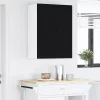  Fali konyhaszekrény polcokkal Fekete 60 x 31 x 80 cm Faanyag