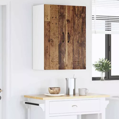  Fali konyhaszekrény polcokkal Öreg fa 60 x 31 x 80 cm Faanyag