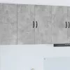  Fali konyhaszekrény Beton Szürke 80 x 31 x 80 cm Faanyag