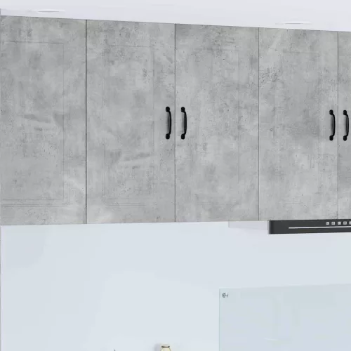  Fali konyhaszekrény Beton Szürke 80 x 31 x 80 cm Faanyag