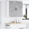  Fali konyhaszekrény Beton Szürke 80 x 31 x 80 cm Faanyag