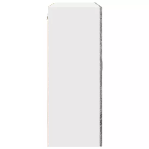  Fali konyhaszekrény Szürke Sonoma 80 x 31 x 80 cm Faanyag