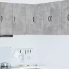  Fali konyhaszekrény Beton Szürke 57 x 57 x 80 cm Faanyag