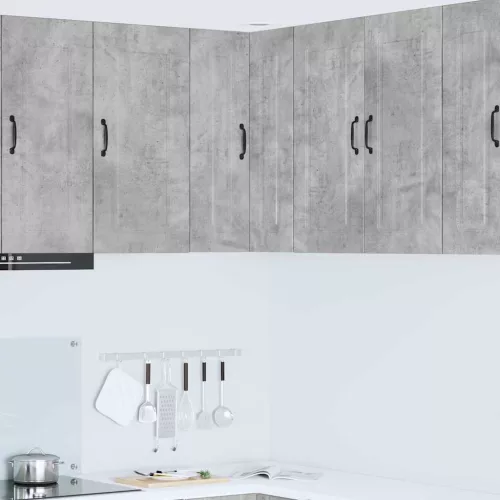  Fali konyhaszekrény Beton Szürke 57 x 57 x 80 cm Faanyag