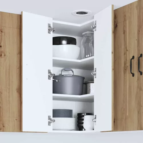  Fali konyhaszekrény Artisan tölgy 57 x 57 x 80 cm Faanyag