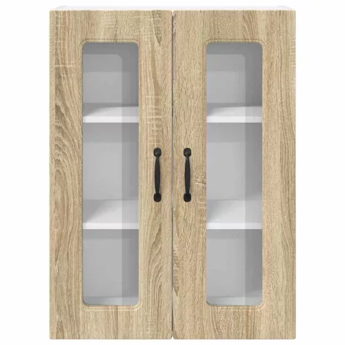  Fali konyhaszekrény Sonoma tölgy 60 x 31 x 80 cm Faanyag