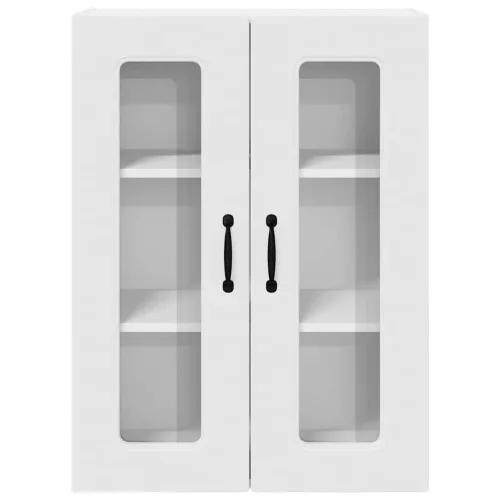  Fali konyhaszekrény Magas Fényű Fehér 60 x 31 x 80 cm Faanyag