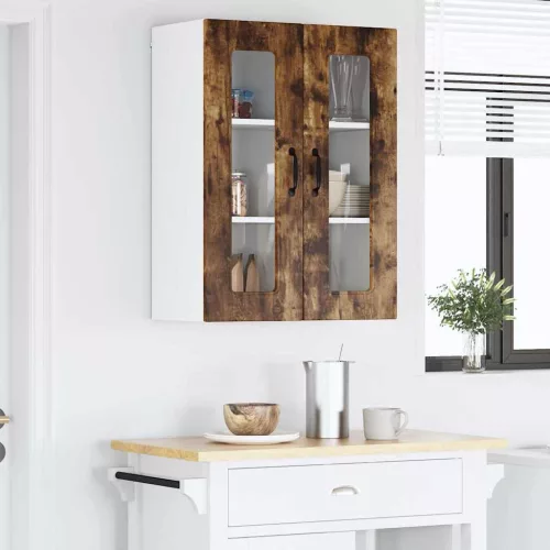  Fali konyhaszekrény Füstölt tölgy 60 x 31 x 80 cm Faanyag