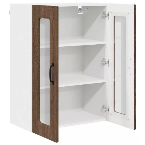  Fali konyhaszekrény ajtóval Barna Tölgy 60 x 31 x 80 cm Faanyag