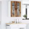 Fali konyhaszekrény polcokkal Öreg fa 60 x 31 x 80 cm Faanyag