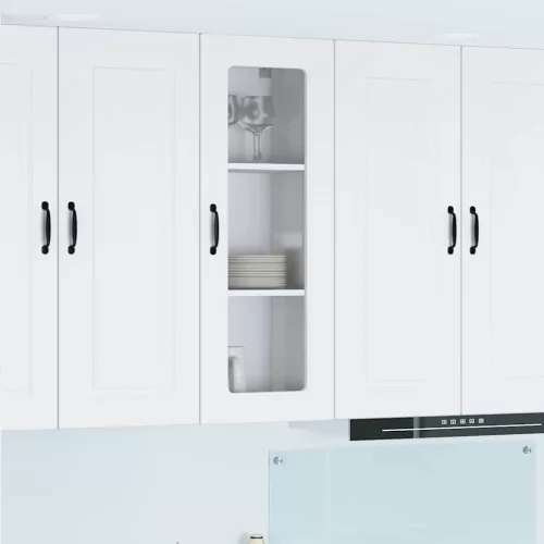  Fali konyhaszekrény polcokkal Fehér 40 x 31 x 100 cm Faanyag