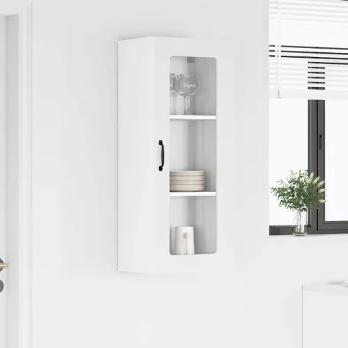  Fali konyhaszekrény polcokkal Fehér 40 x 31 x 100 cm Faanyag