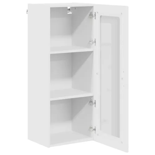  Fali konyhaszekrény polcokkal Fehér 40 x 31 x 100 cm Faanyag