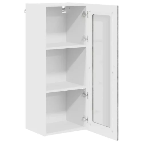  Fali konyhaszekrény Beton Szürke 40 x 31 x 100 cm Faanyag